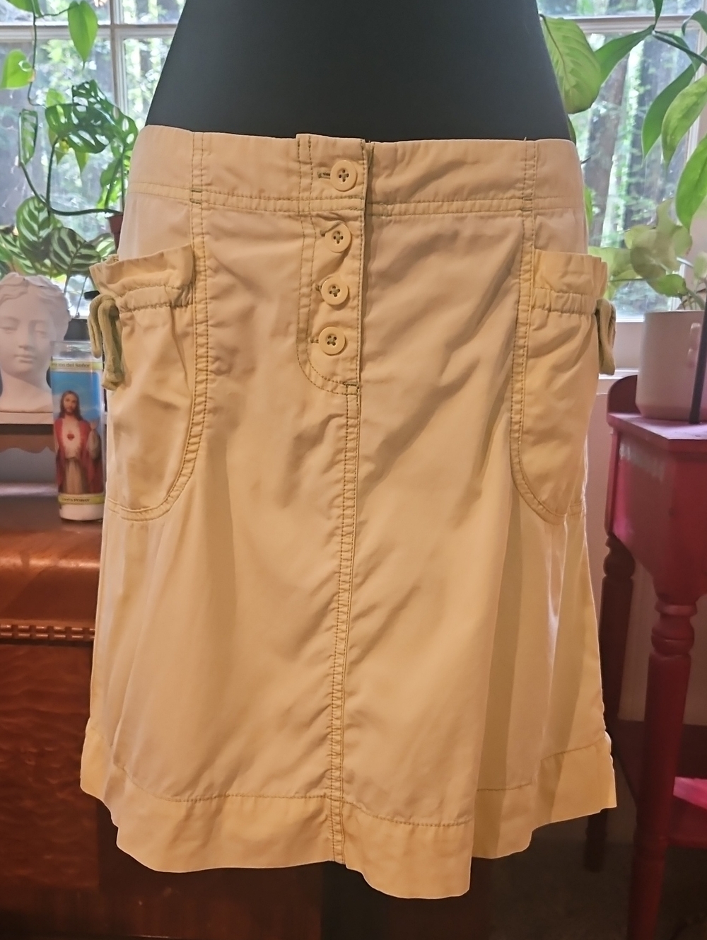 Vintage Anthropologie Hei Hei Mini Skirt With Pockets